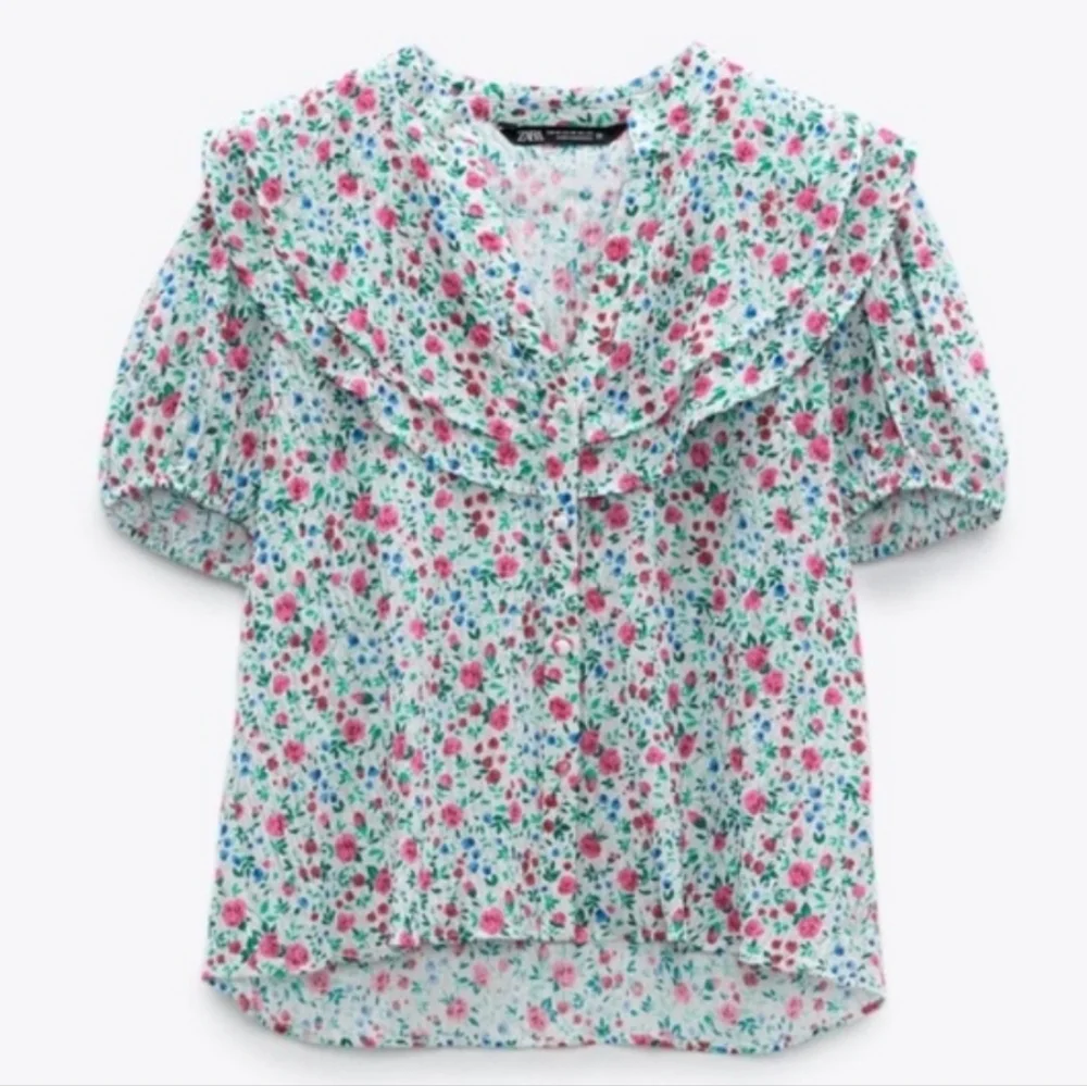 Zara Floral Print Top